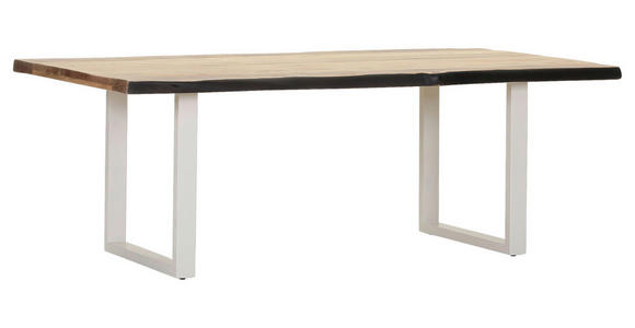 TISCHPLATTE      - Akaziefarben, Design, Holz (220/100/5cm) - Landscape