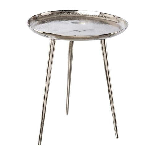 BEISTELLTISCH in Metall  - Silberfarben, Basics, Metall (39/45cm) - P & B