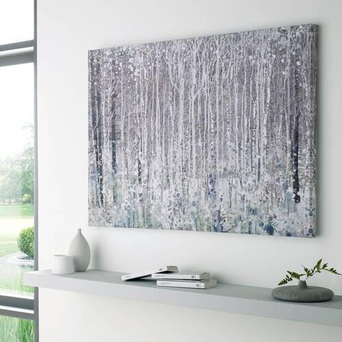 BILD Bäume, Blumen, Pflanzen  - Multicolor, Basics, Holzwerkstoff/Textil (100/70/3.5cm)