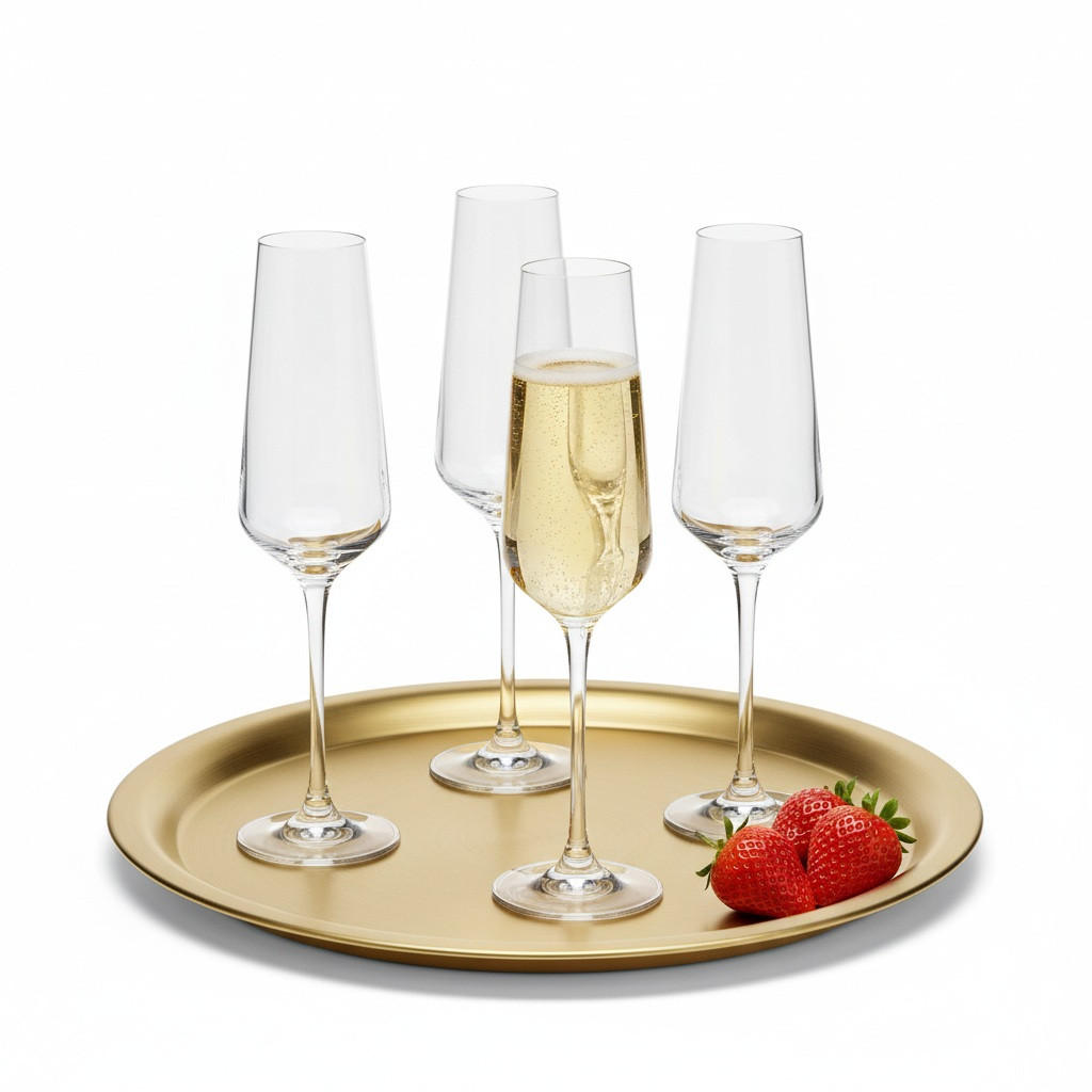 GLÄSERSET Ava  4-teilig  - Klar, Basics, Glas (7/26cm) - Van Well