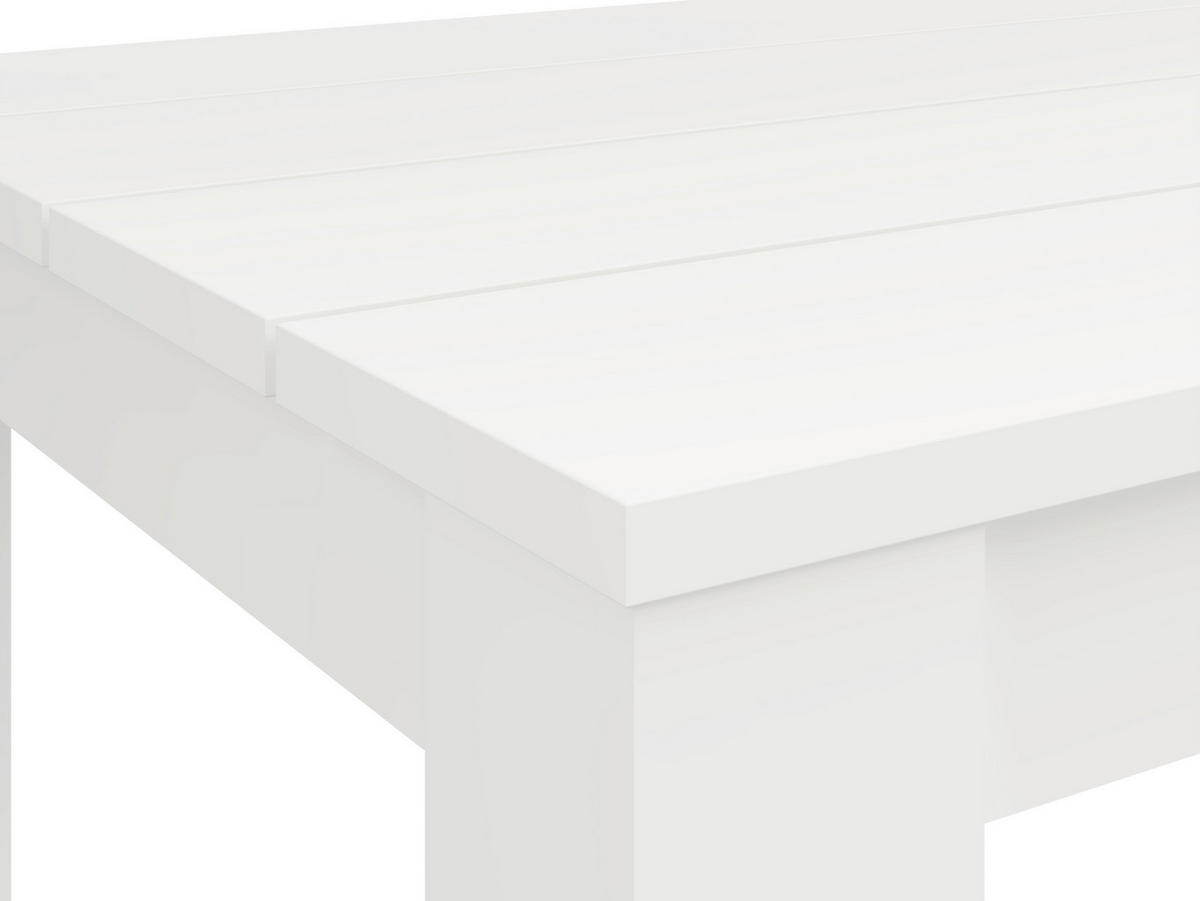 STOL ZA BLAGOVAONICU  bijela  drvni materijal      - bijela, Moderno, drvni materijal (135/80/75,5cm)