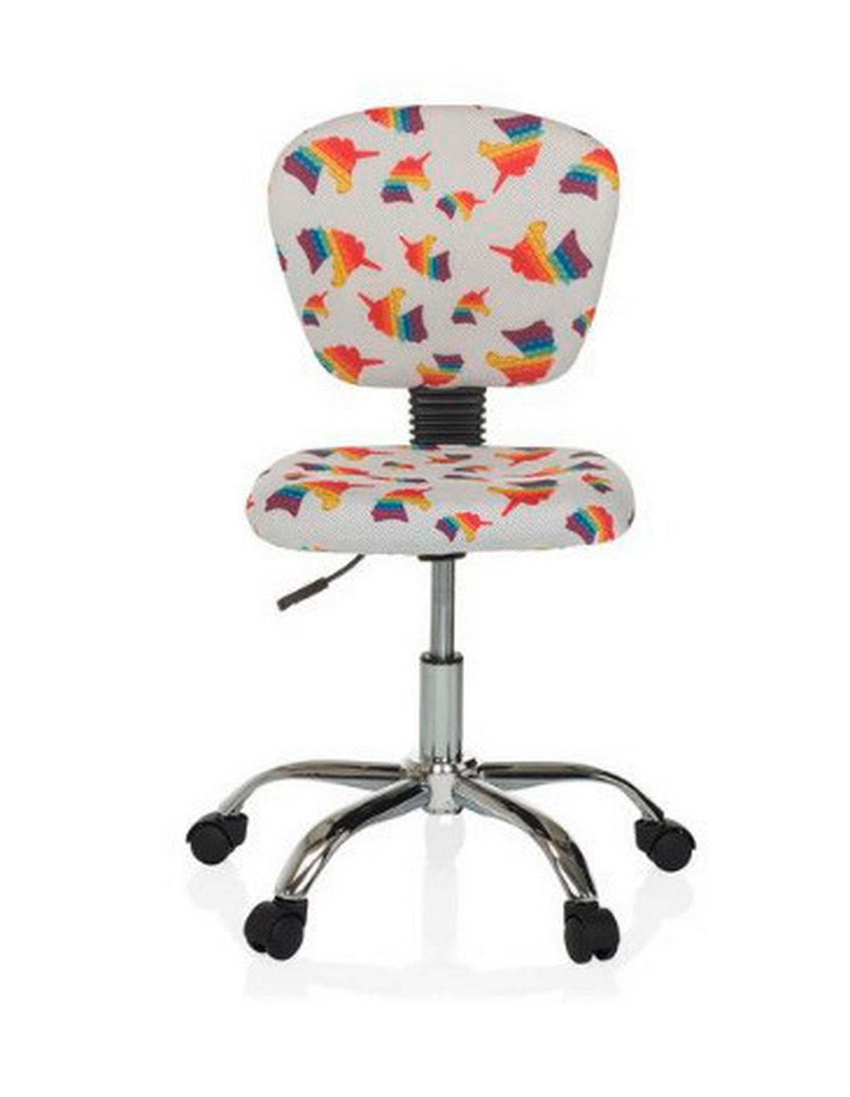 JUGENDDREHSTUHL Multicolor  - Multicolor/Alufarben, MODERN, Kunststoff/Textil (50/79-89/50cm) - MID.YOU
