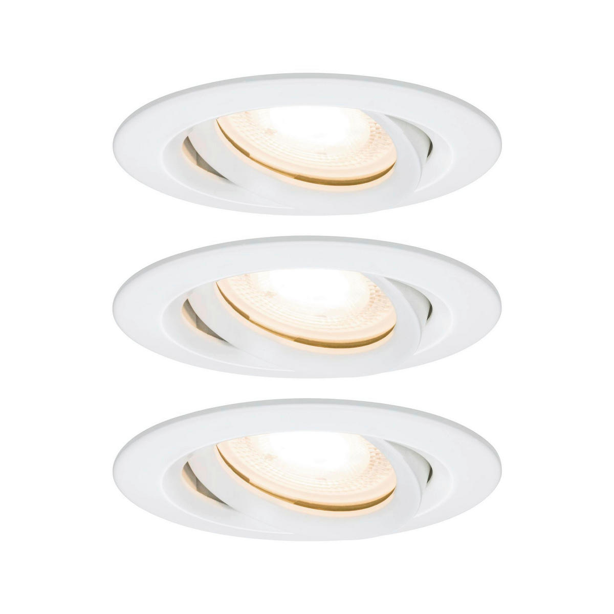 LED-EINBAUSPOT SET 9,3 cm  - Basics (9,3cm) - Paulmann