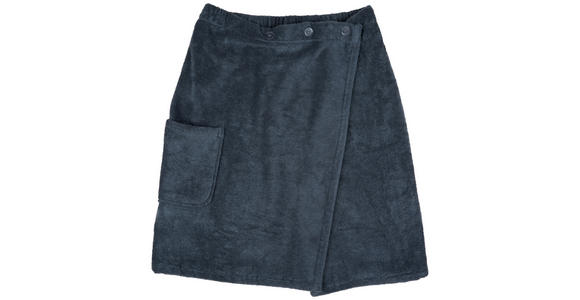 SAUNAKILT 70/140 cm TIRIL  - Anthrazit, KONVENTIONELL, Textil (70/140cm) - Esposa