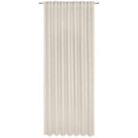 HOTOVÝ ZÁVĚS, poloprůhledné, 140/245 cm - pískové barvy, Natur, textil (140/245cm) - Esposa