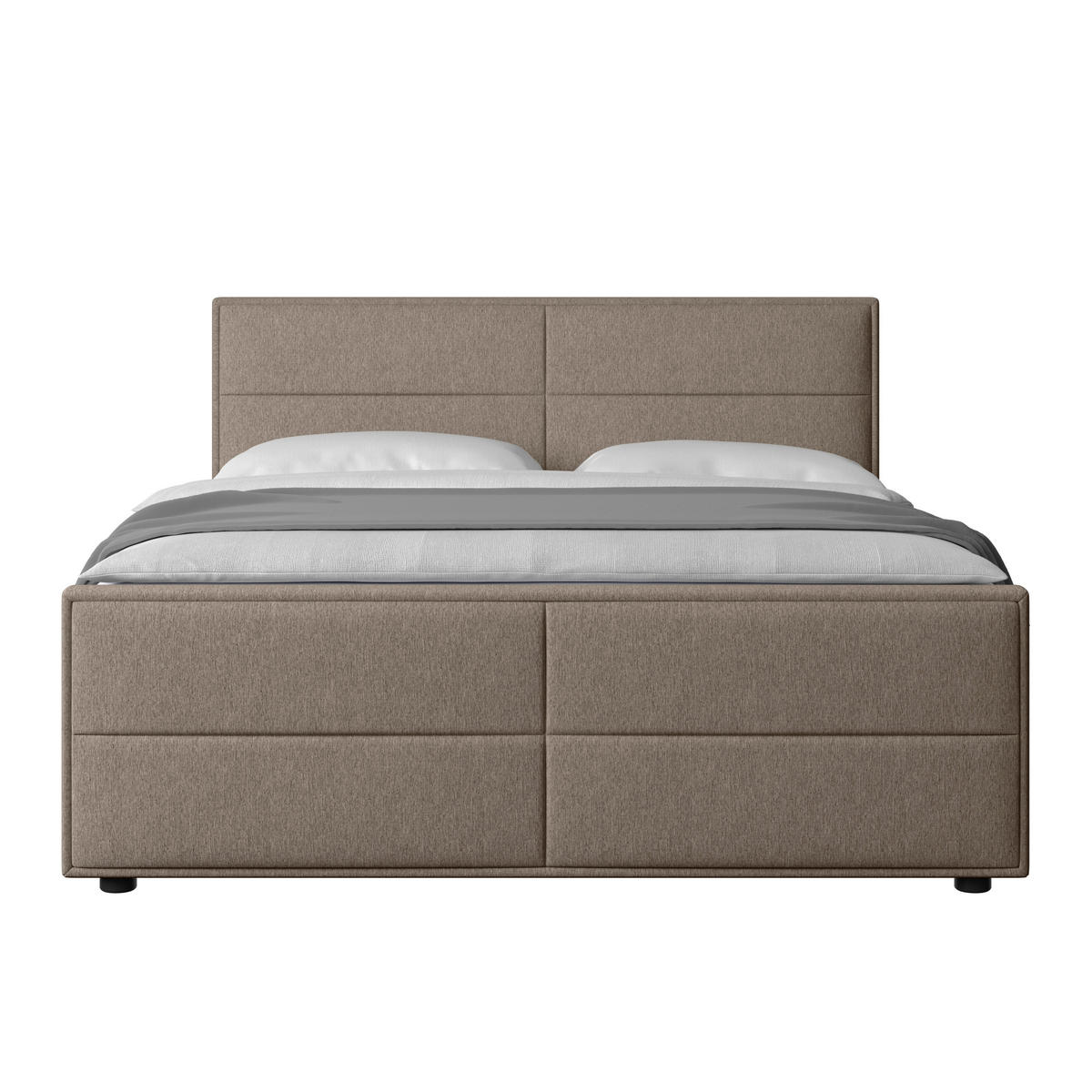 BOXSPRINGBETT 180/200 cm  in Beige  - Beige, Modern, Holz/Holzwerkstoff (180/200cm) - MID.YOU