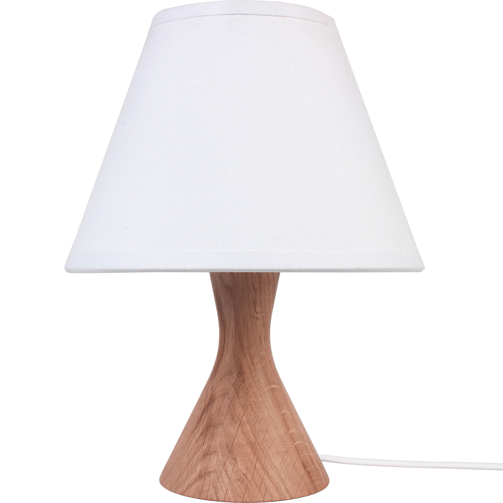NACHTTISCHLEUCHTE 18/23 cm   - Eichefarben, Natur, Holz (18/23cm)