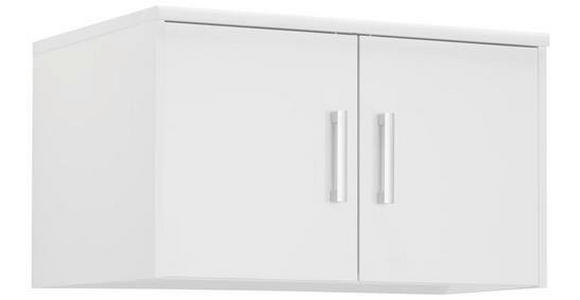 AUFSATZSCHRANK 72/43/54 cm   - Silberfarben/Weiß, KONVENTIONELL, Holzwerkstoff/Kunststoff (72/43/54cm) - Xora