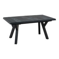 GARTENTISCH Metall, Keramik rechteckig  - Anthrazit, KONVENTIONELL, Keramik/Metall (163/203/93/77cm) - Ambia Garden