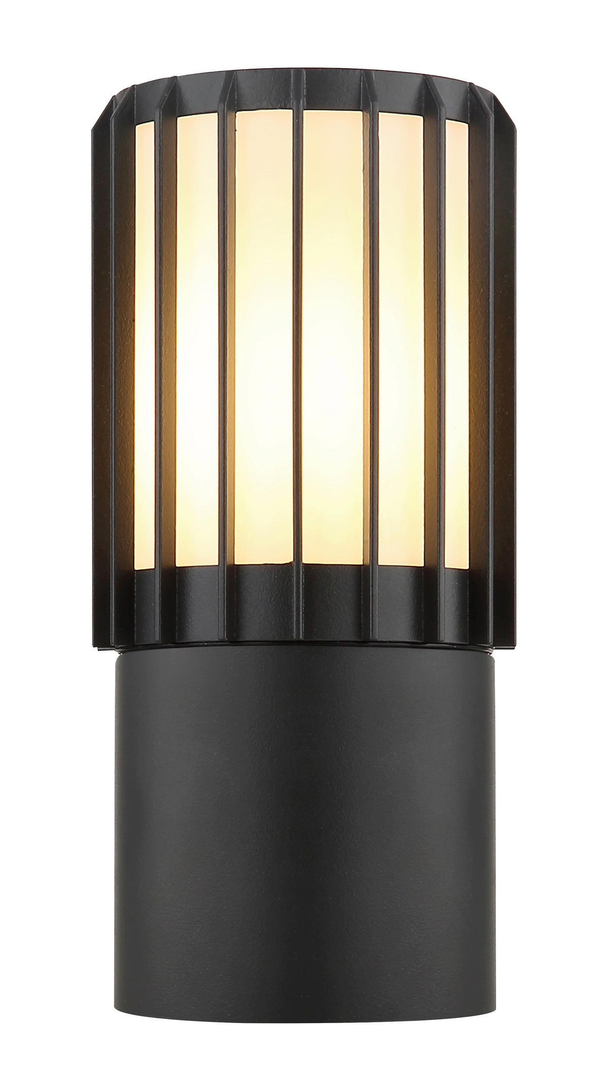AUSSENLEUCHTE Mervin 9/12,5/20 cm  - Anthrazit/Opal, Design, Kunststoff/Metall (9/12,5/20cm) - Globo
