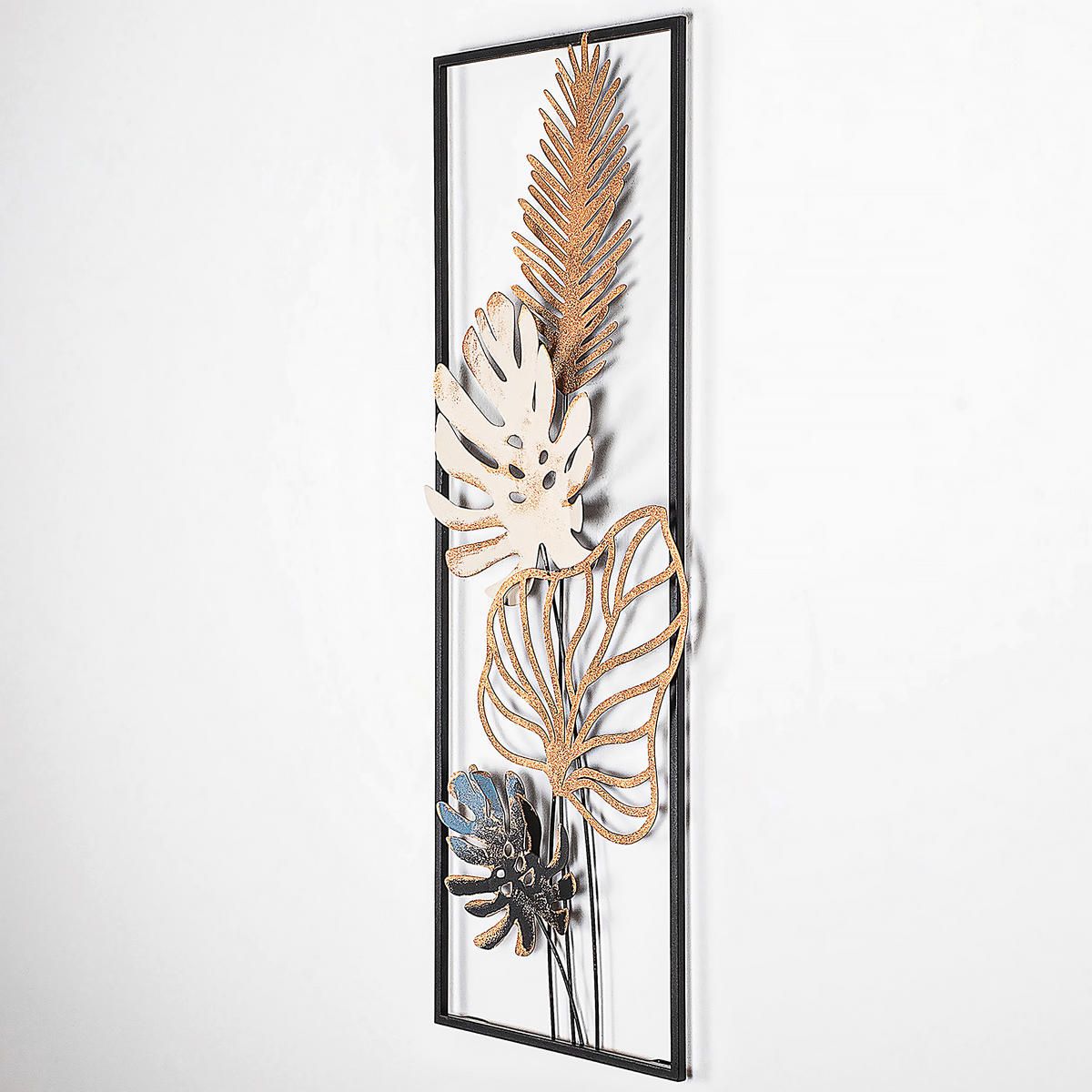 METALLBILD  - Multicolor, Basics, Metall (32/90cm)