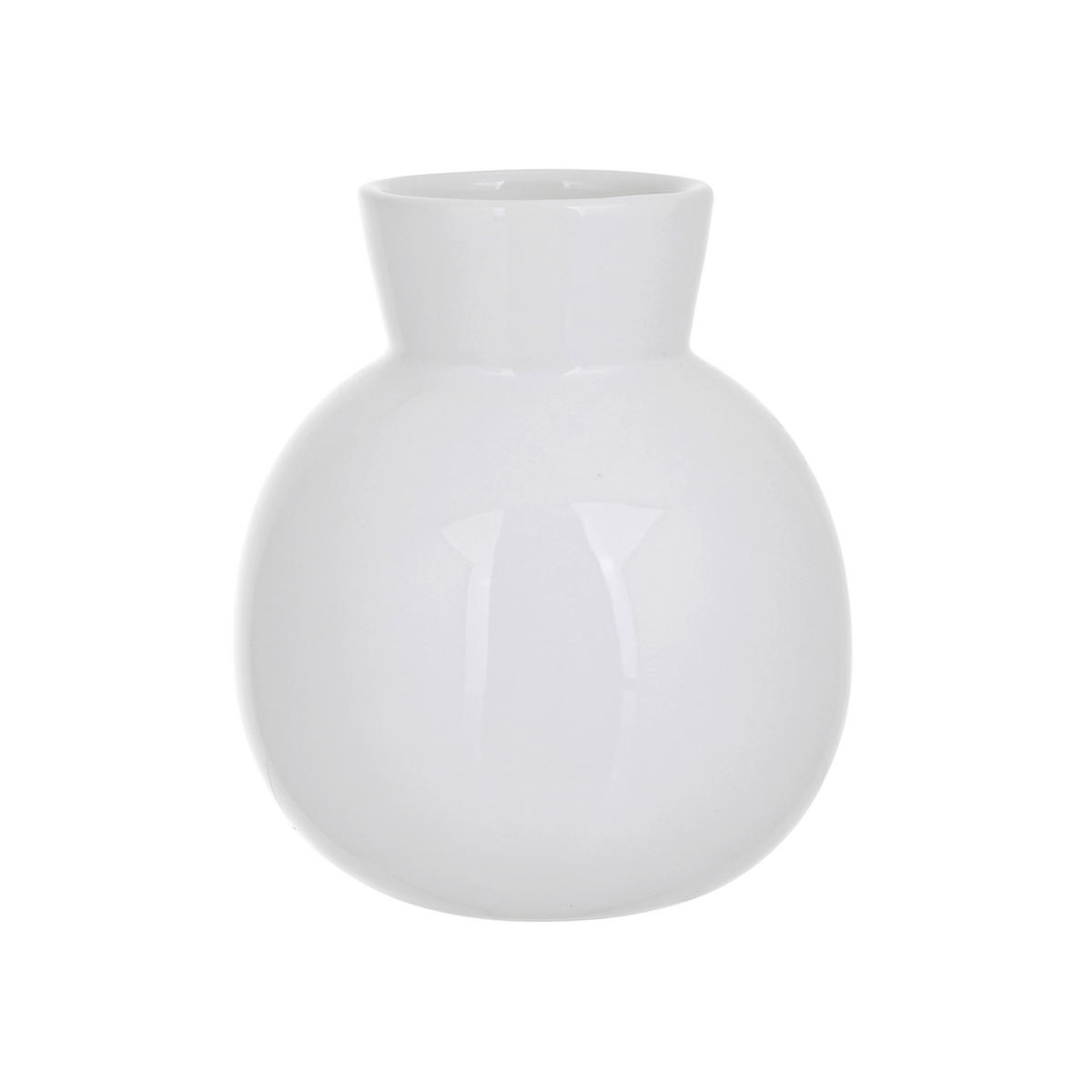 VAZĂ 13.5 cm  - alb, Basics, ceramică (11,6/13,5cm) - Ambia Home
