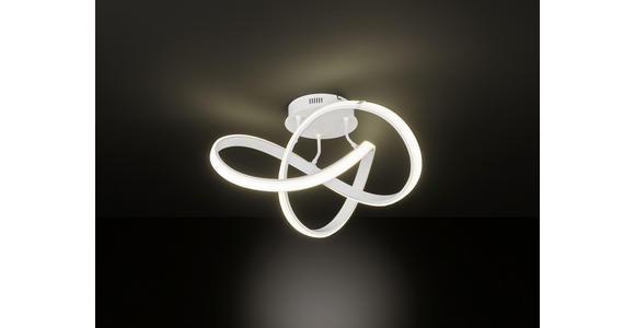 LED-DECKENLEUCHTE 45 W 59/29 cm - Weiß, Design, Kunststoff/Metall (59/29cm) - Ambiente