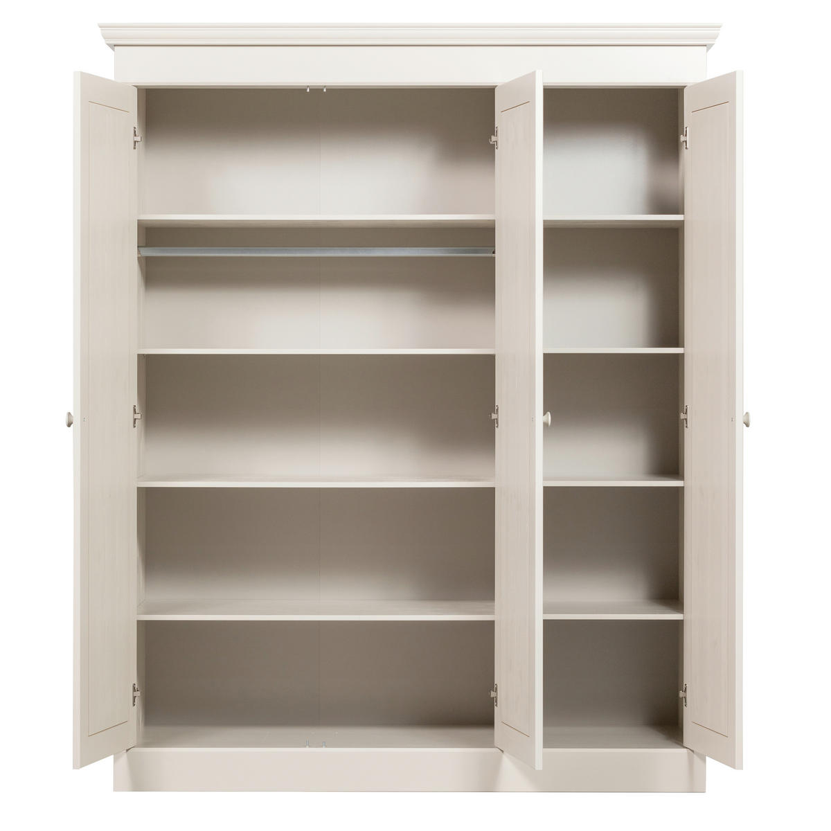 EINLEGEBODENSET 102/5/54 cm 3-teilig Olivia Grau  - Grau, Basics, Holz (102/5/54cm) - MID.YOU