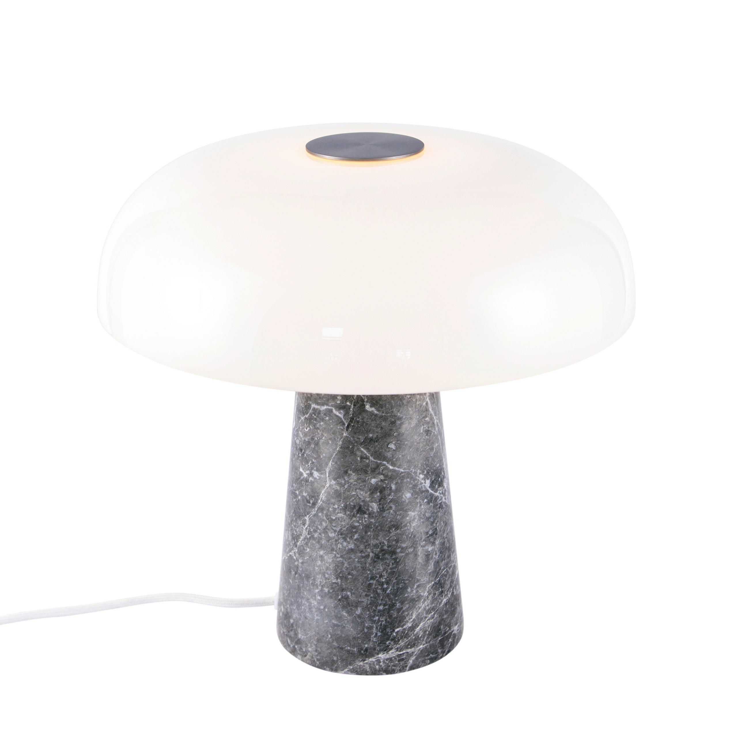 TISCHLEUCHTE Glossy 32/32 cm  - Grau, Design, Stein (32/32cm) - Nordlux