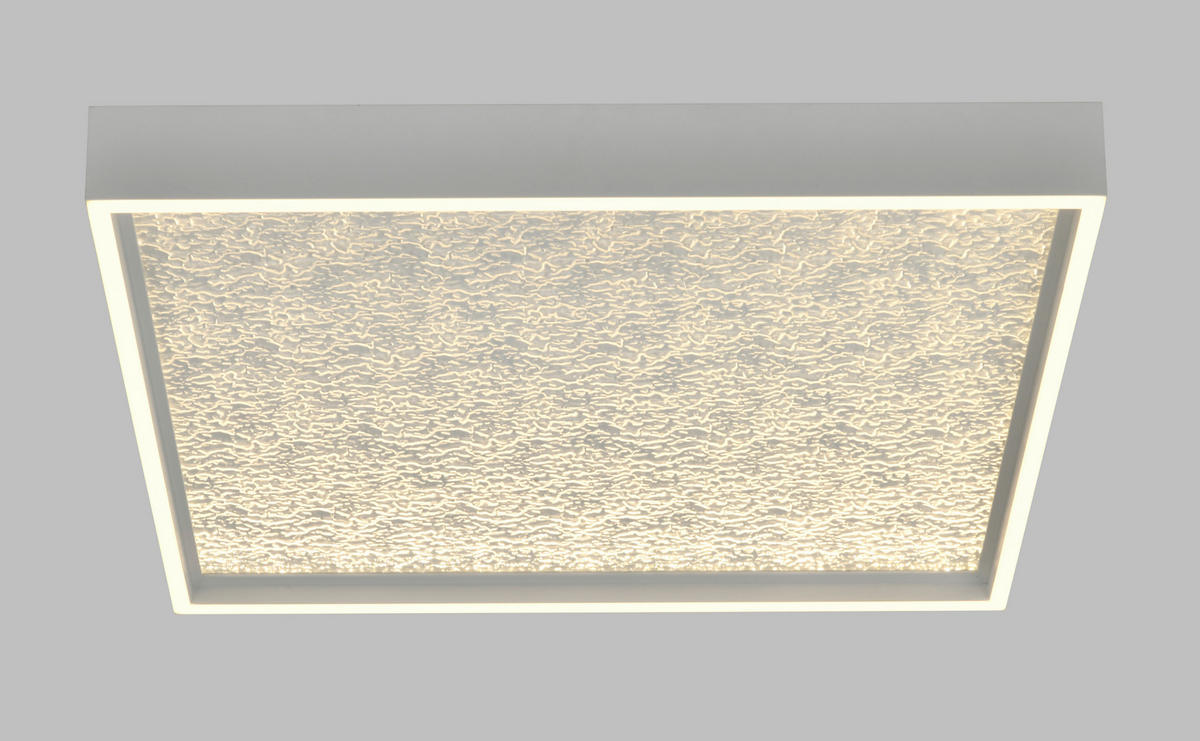LED-DECKENLEUCHTE Bormes 60/6,5/30 cm  - Weiß, Design, Kunststoff/Metall (60/6,5/30cm)