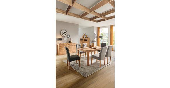 ESSTISCH in Holz 160/90/75 cm  - Wildeiche, Natur, Holz (160/90/75cm) - Carryhome