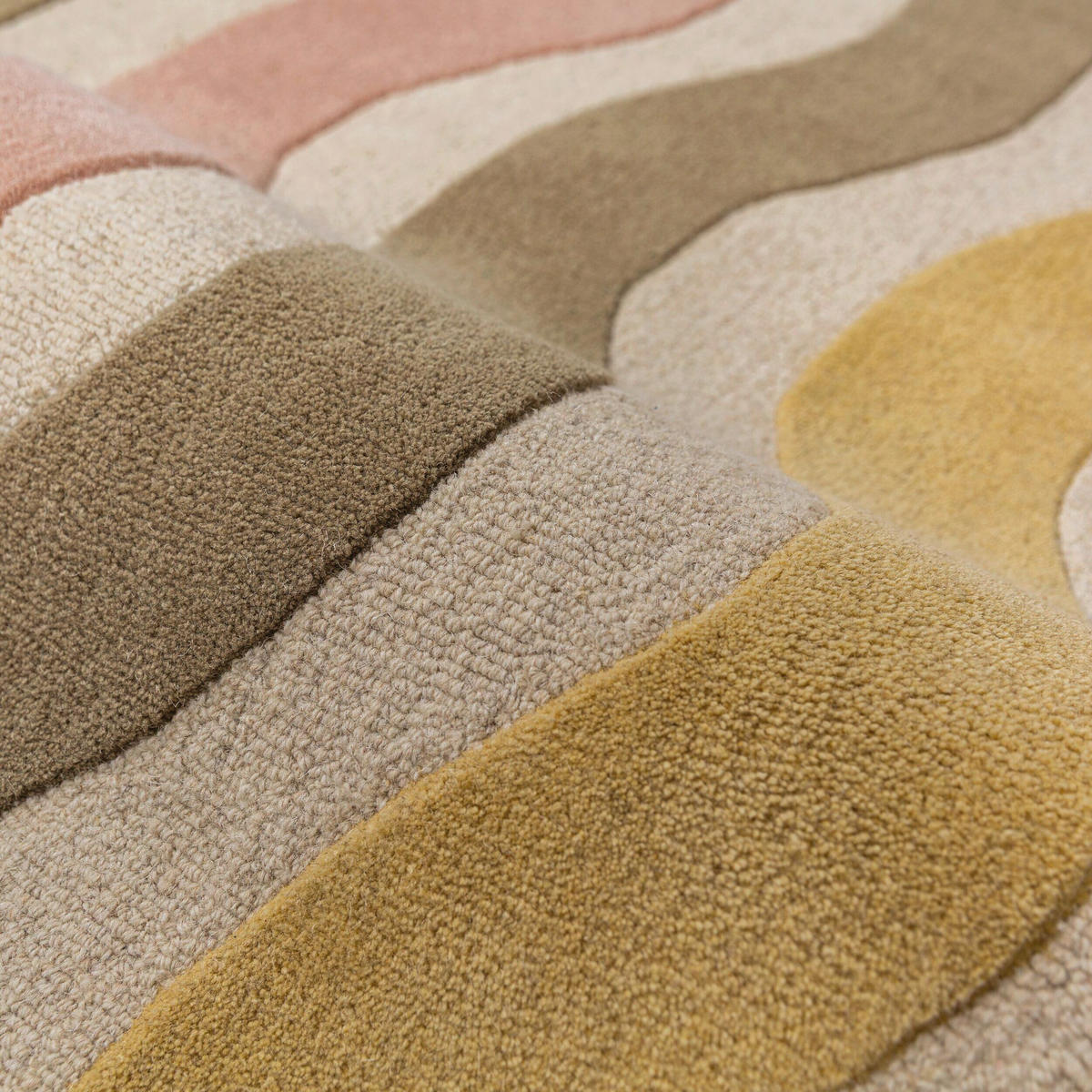 WOLLTEPPICH 200/290 cm Cascade Multicolor organisch  - Multicolor, Basics, Textil (200/290cm) - Flair Rugs