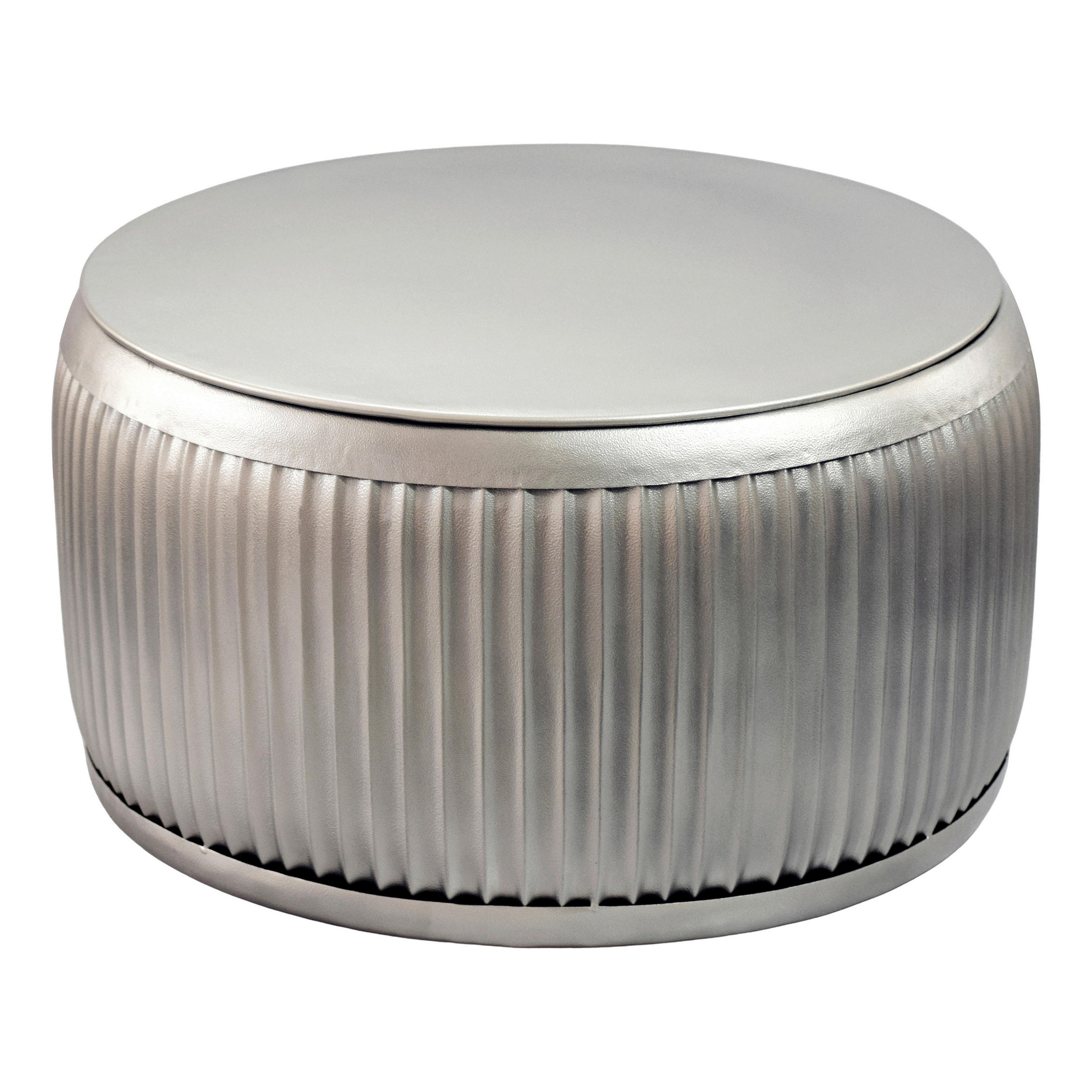 Măsuță De Cafea din metal, 60/60/32 cm   - argintiu, Design, metal (60/60/32cm) - Livetastic