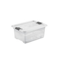 KUTIJA S POKLOPCEM  39,5/29,5/17,5 cm       - prozirno, Basics, plastika (39,5/29,5/17,5cm)