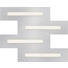 LED-DECKENLEUCHTE - Alufarben, Design, Metall (45,3/36,0/4,8cm)