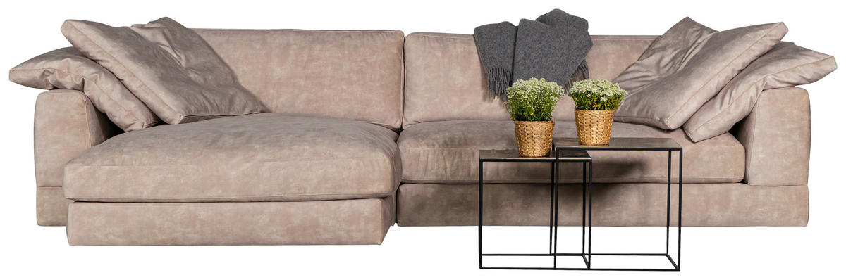SOFFA i beige  - beige, Klassisk, trä/textil (305/81/183/120cm) - Novel