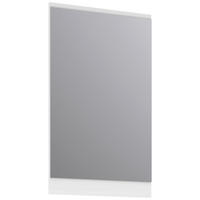 STENSKO OGLEDALO, 53/86/2 cm leseni material  - bela, Moderno, leseni material (53/86/2cm) - Voleo