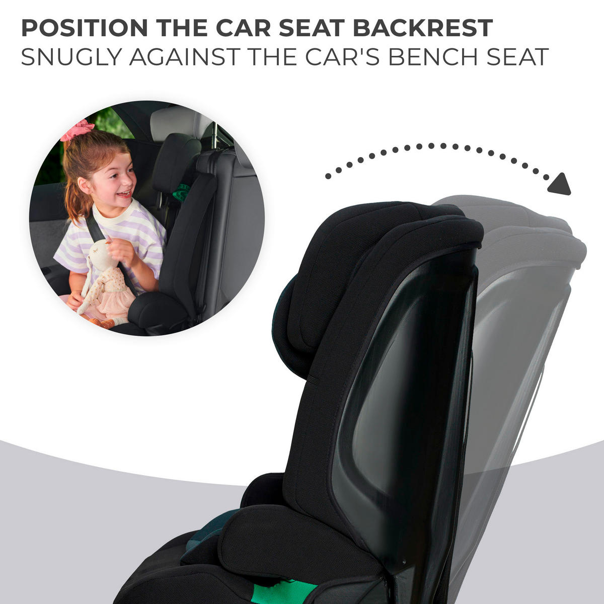 KINDERAUTOSITZ Safety Fix 2 i-Size  - Dunkelgrau/Schwarz, Basics, Kunststoff (44/82.5/49cm) - kinderkraft