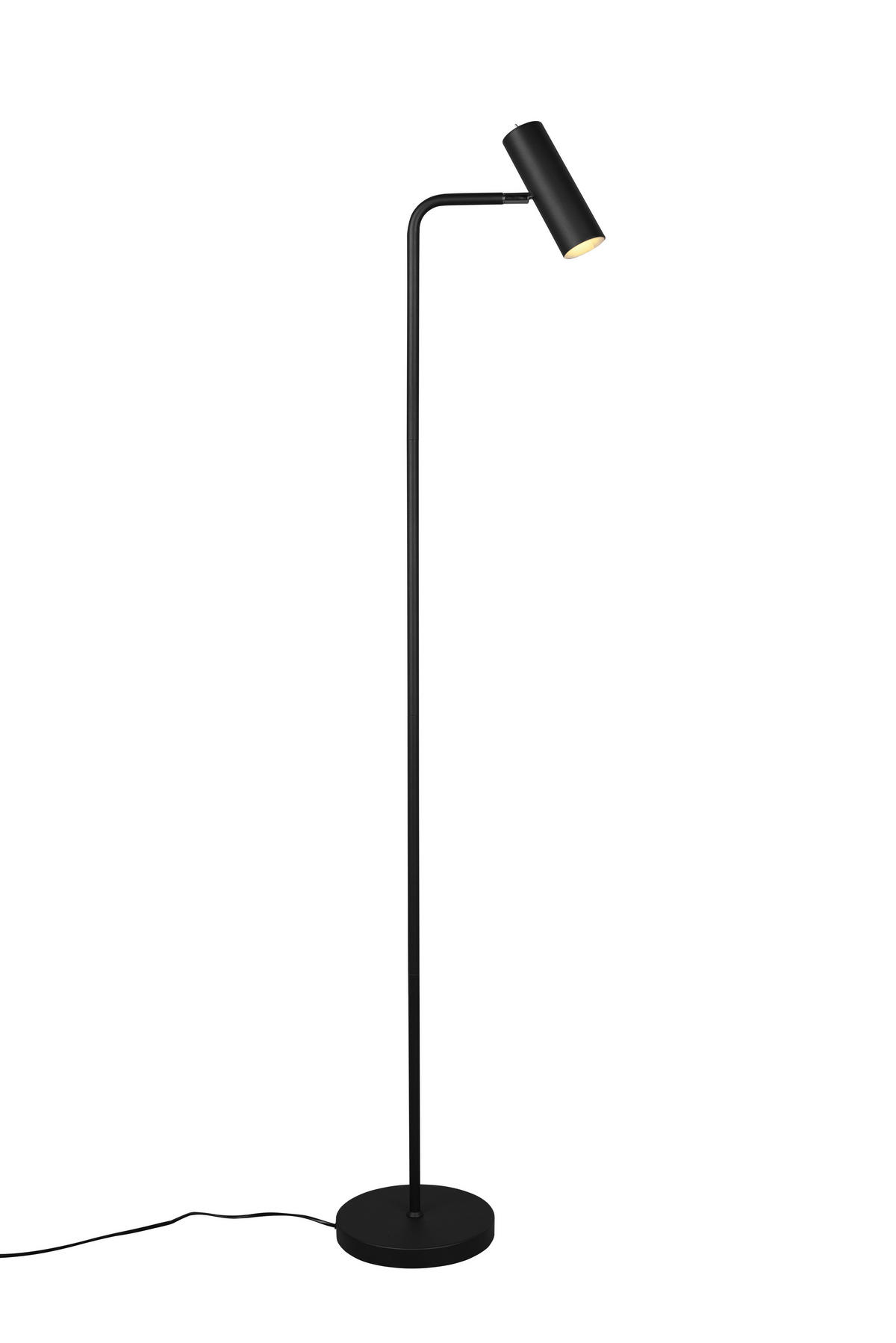 STEHLEUCHTE    - Schwarz, Basics, Metall (151/23/39cm) - Trio Leuchten