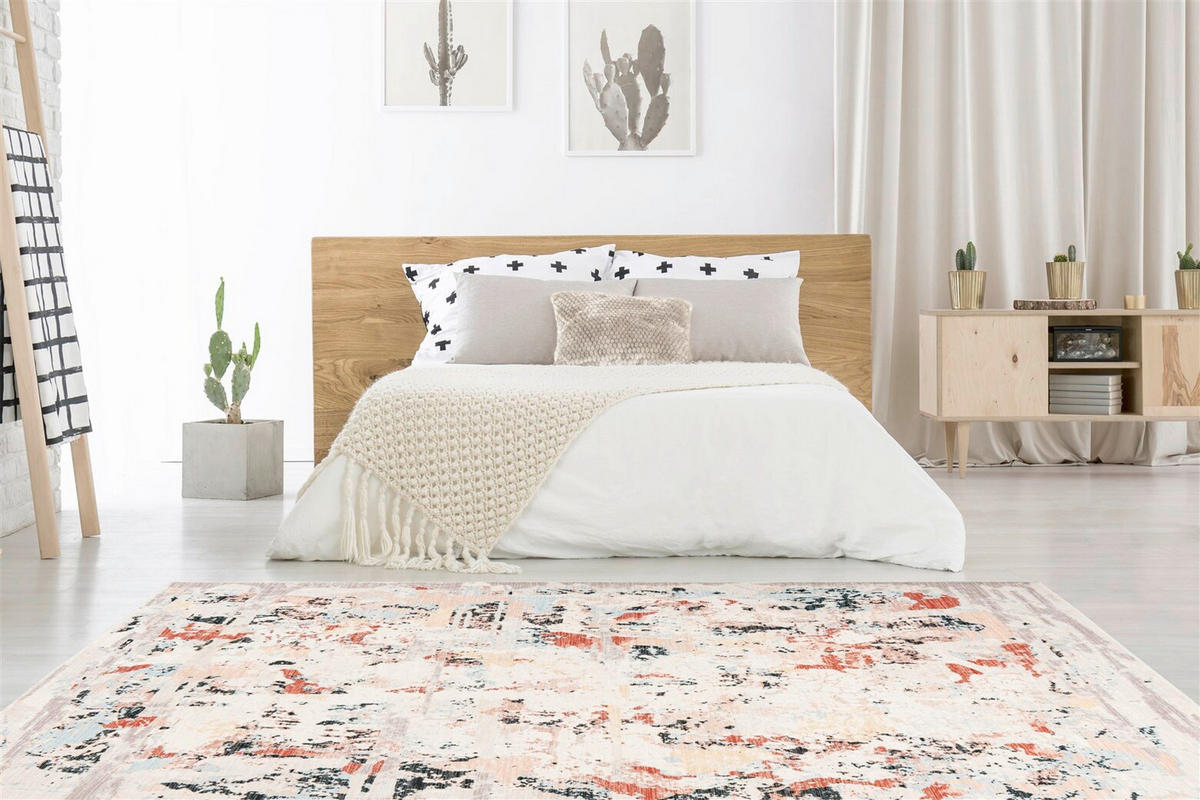VINTAGE-TEPPICH 120/170 cm Piemont Multicolor rechteckig  - Multicolor, Basics, Textil (120/170cm) - Kayoom