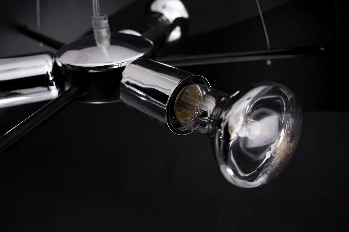 HÄNGELEUCHTE  50/50/100 cm    - Schwarz, LIFESTYLE, Metall (50/50/100cm)