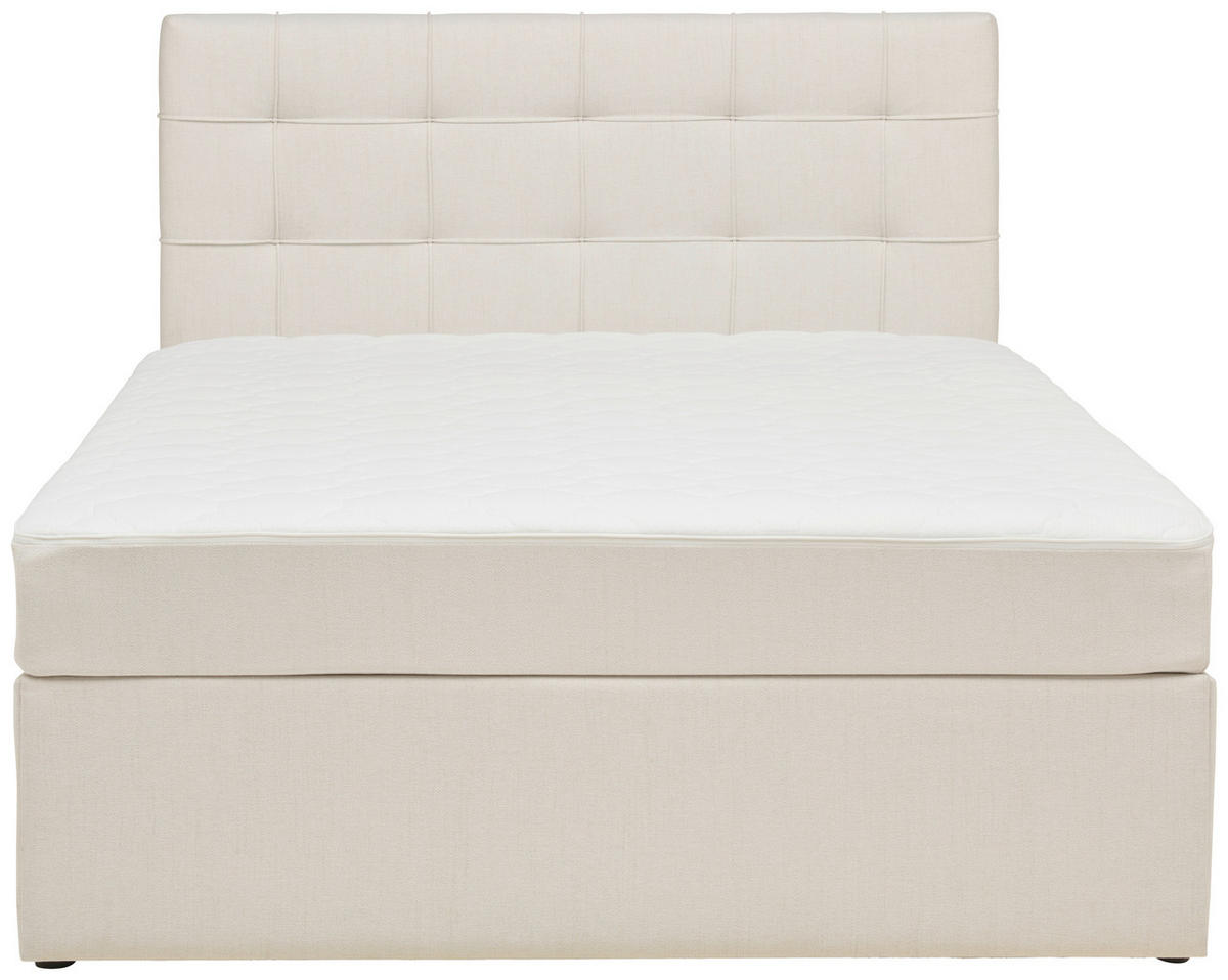 BOXBETT 140/200 cm  in Graphitfarben  - Graphitfarben, Modern, Holz/Textil (140/200cm) - MID.YOU