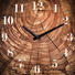 WANDUHR Braun - Braun, Trend, Glas (30/30cm) WANDUHR Braun - Braun, Trend, Glas (30/30cm)