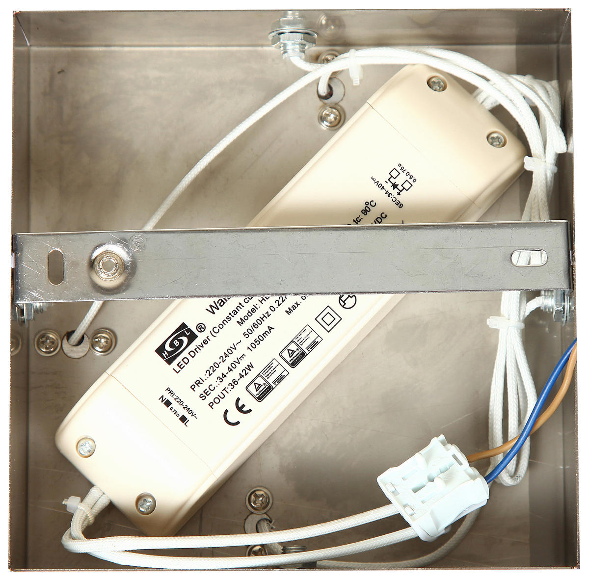 LED-DECKENLEUCHTE Giga 75,5/37/6 cm  - Nickelfarben, Trend, Kunststoff/Metall (75,5/37/6cm) - Novel