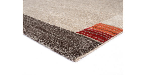 WEBTEPPICH 65/130 cm Palazzo Lobo Dunkelbraun, Beige - Dunkelbraun/Beige, KONVENTIONELL, Textil (65/130cm) - Novel