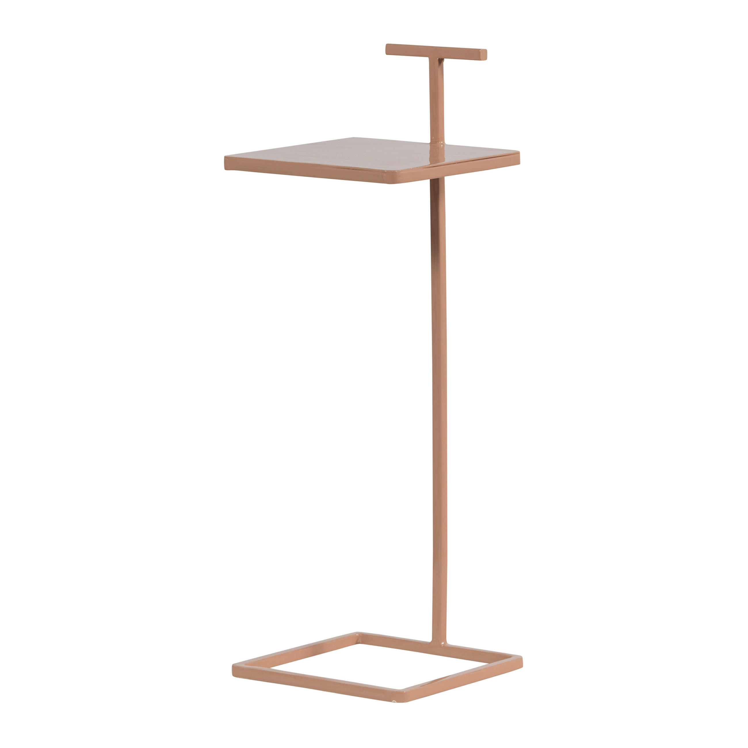 BEISTELLTISCH in Metall 22/22/64 cm  - Altrosa, Design, Metall (22/22/64cm) - Livetastic