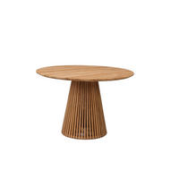 GARTENTISCH 120/120/76 cm Holz rund  - Naturfarben, Design, Holz (120/120/76cm) - Amatio