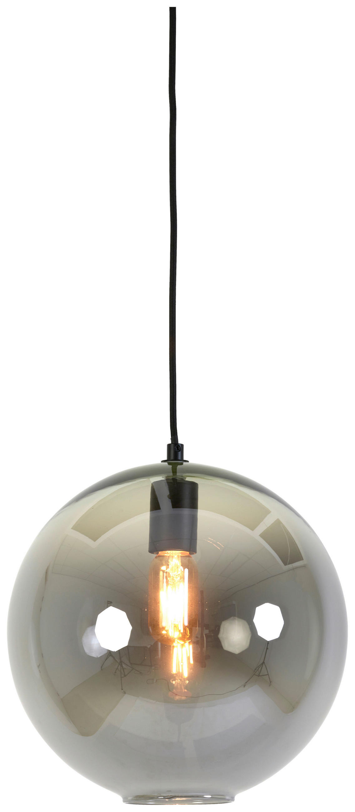 HÄNGELEUCHTE 30/28 cm   - Grau, Design, Glas (30/28cm) - Light & Living