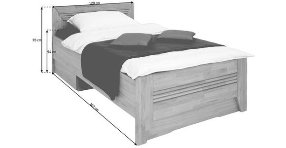 BETT 120/200 cm in Eichefarben - Eichefarben, KONVENTIONELL, Holz/Holzwerkstoff (120/200cm) - Venda