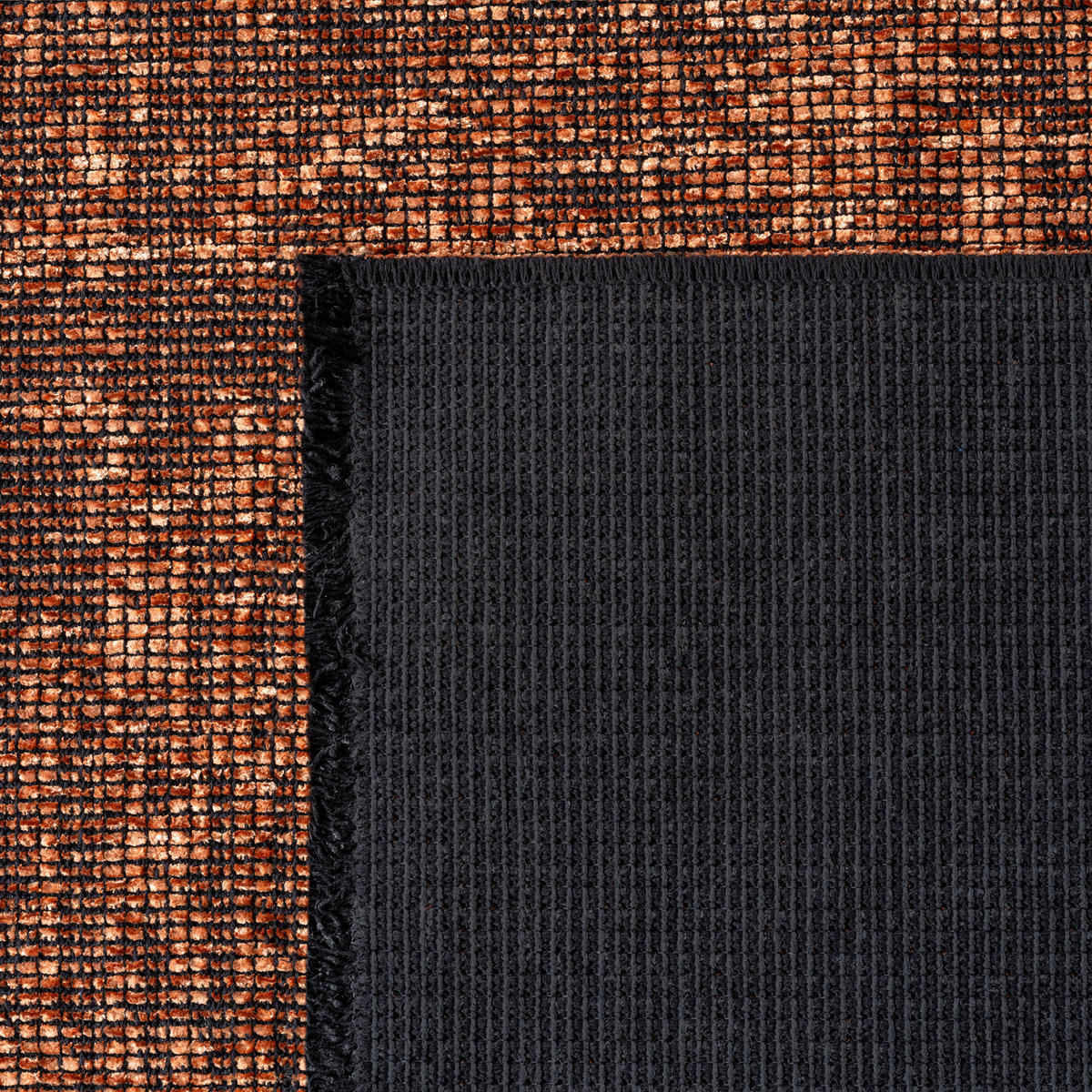 FLACHWEBETEPPICH 140/200 cm Space Kupferfarben  - Kupferfarben, Basics, Textil (140/200cm) - Novel