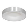 LED-DECKENLEUCHTE Ringlede 38/9 cm   - Silberfarben, KONVENTIONELL, Kunststoff/Metall (38/9cm)