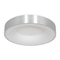 LED-DECKENLEUCHTE Ringlede 38/9 cm   - Silberfarben, KONVENTIONELL, Kunststoff/Metall (38/9cm)