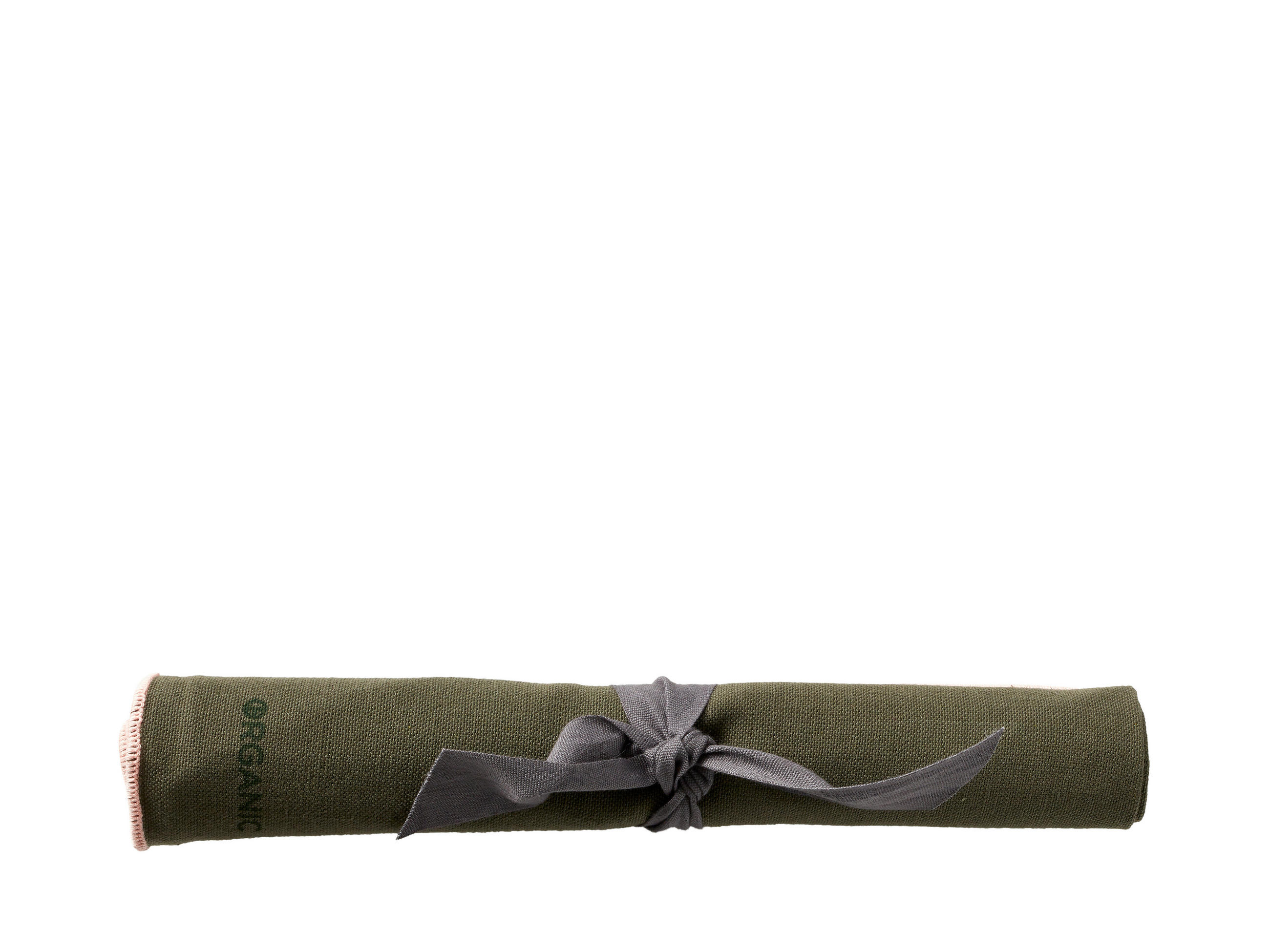 SERVIETTE 50/50 cm   - Hellrosa/Olivgrün, Basics, Textil (50/50cm) - Bitz