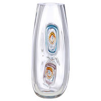 DEKOVASE  - Klar/Multicolor, Basics, Glas (15/39,5/14cm)