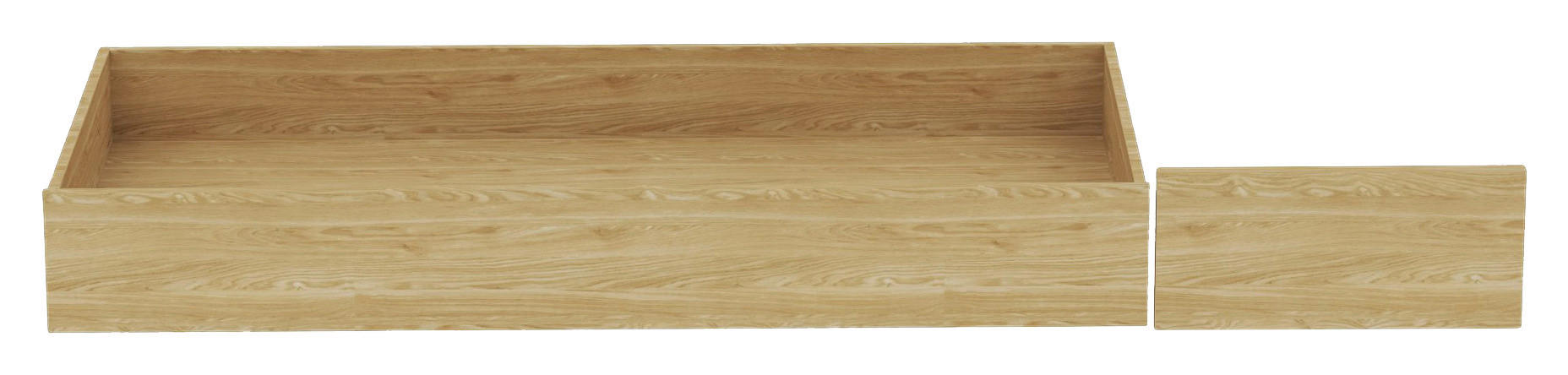 BETTSCHUBKASTEN 149,5/21/68,5 cm Eichefarben  - Eichefarben, KONVENTIONELL, Holzwerkstoff (149,5/21/68,5cm) - Hom`in