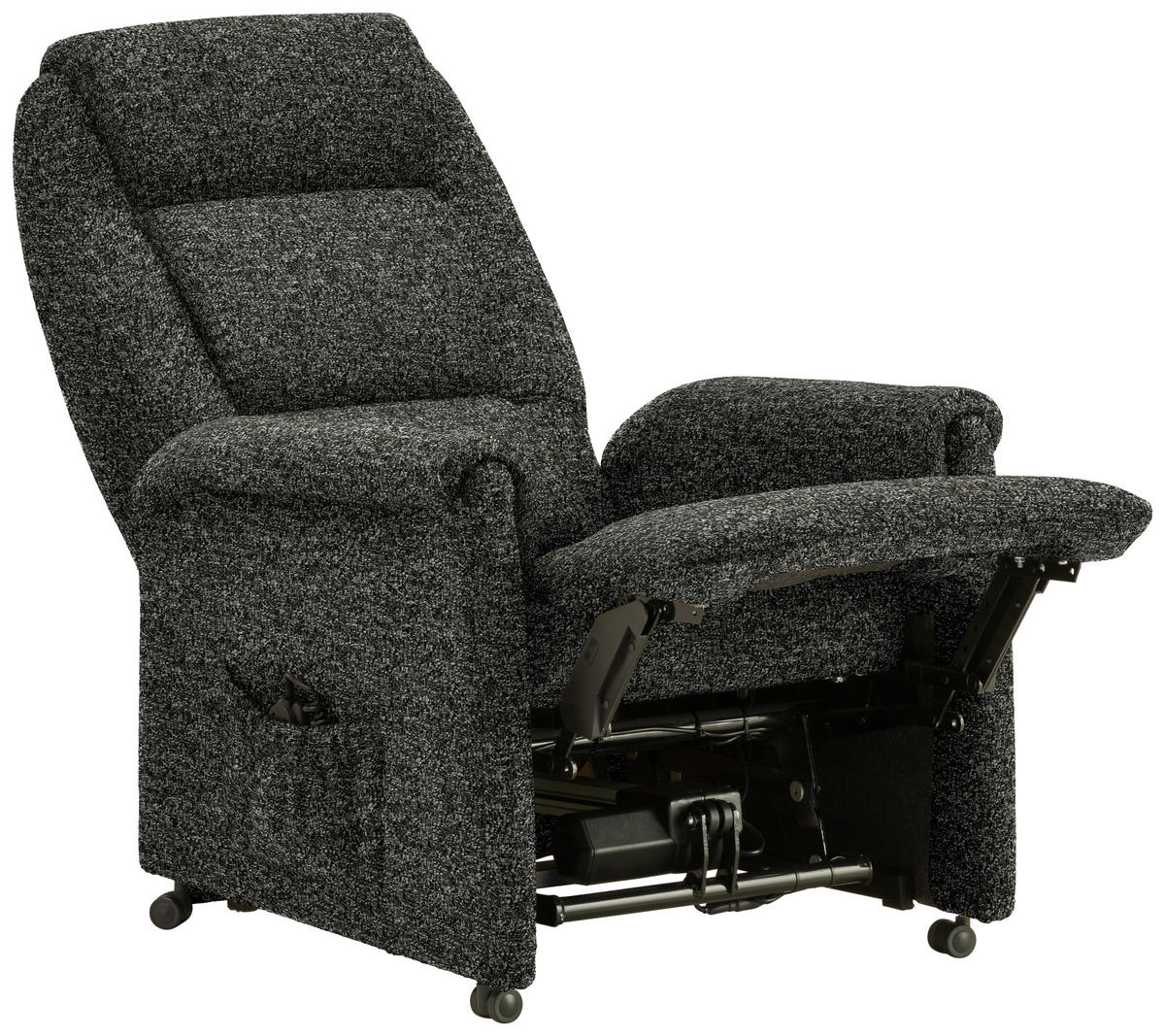 FERNSEHSESSEL in Flachgewebe Anthrazit  - Anthrazit/Schwarz, KONVENTIONELL, Kunststoff/Textil (69/105/82cm) - Himolla