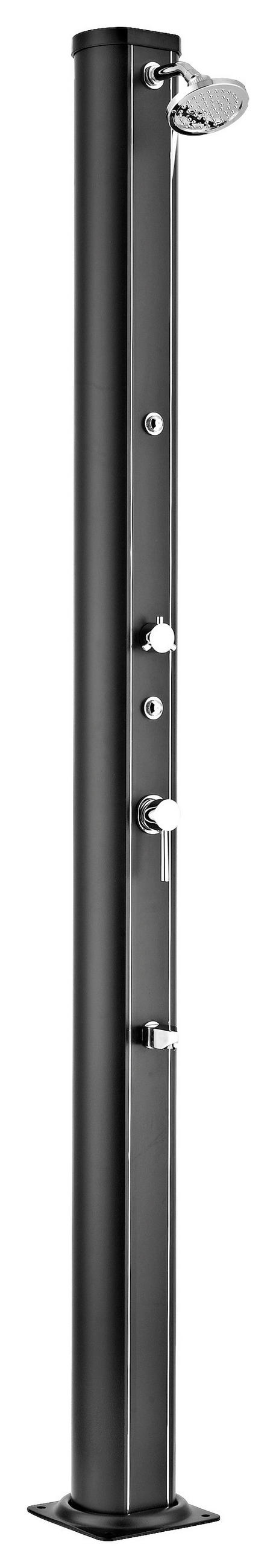 SOLARDUSCHE AR1130  - Schwarz, KONVENTIONELL, Metall (21/10/210cm) - Gre