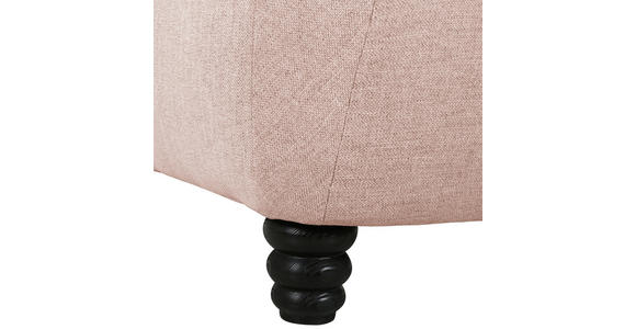 XXL-SESSEL Flachgewebe Rosa    - Schwarz/Rosa, KONVENTIONELL, Holz/Textil (125/100/140cm) - Carryhome