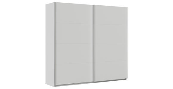 SCHWEBETÜRENSCHRANK  in Seidengrau  - Seidengrau/Alufarben, KONVENTIONELL, Holzwerkstoff/Metall (225/229/62cm) - Xora