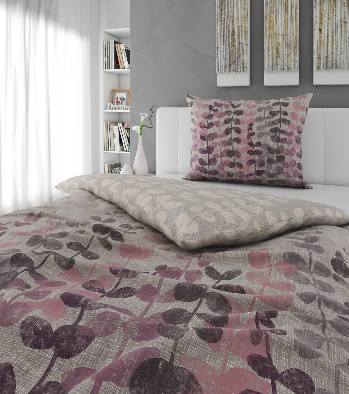 POVLEČENÍ, flanel, světle fialová, 140/200 cm - světle fialová, textil (140/200cm) - Esposa